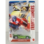 Hot Wheels 1:64 Transformer - Chevrolet Corvette C7.R green